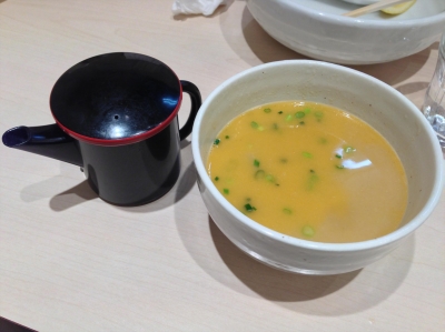 つけ麺(塩) スープ割り