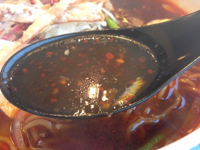 四川麻辣湯麺 スープ