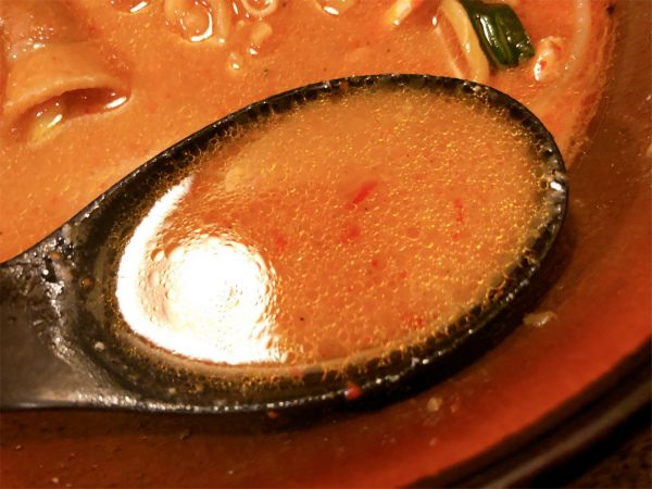 炙り豚盛り味噌 スープ