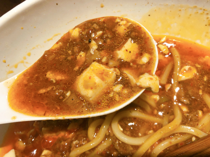 麻婆麺 スープ 