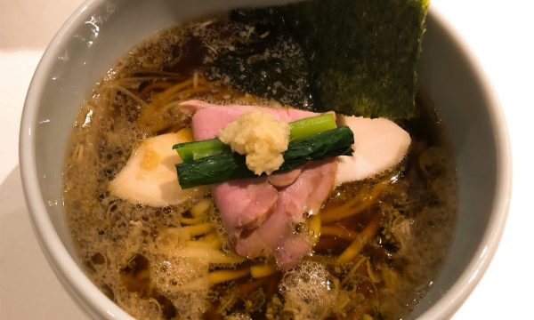 Nibo Q(Japanese Ramen Noodle Lab Q）@大通り 醤油煮干ソバ